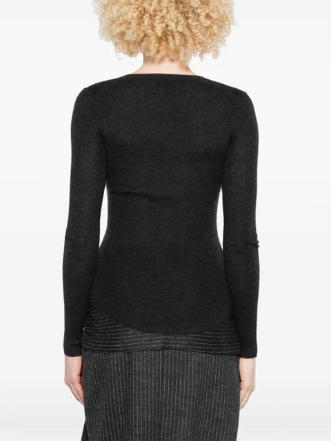 ISABEL MARANT Idite button-front top - Grey