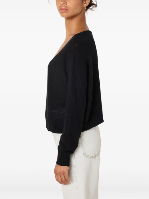 American Vintage Dumy V-neck cardigan - Black