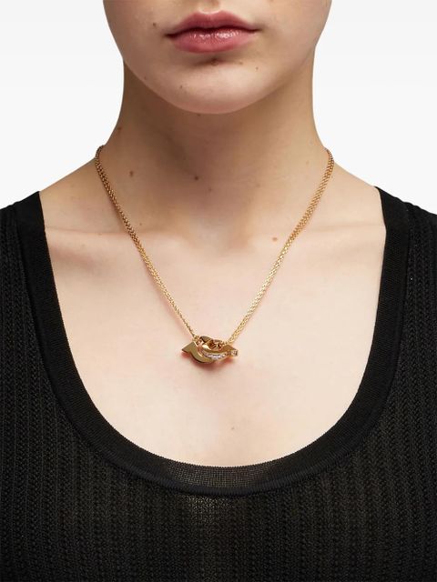 Ferragamo Double Gancini pendant necklace - Gold