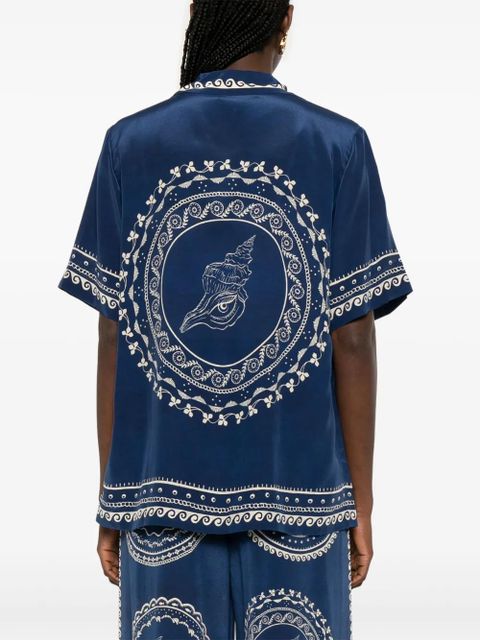 ALEMAIS Ocean shirt - Blue