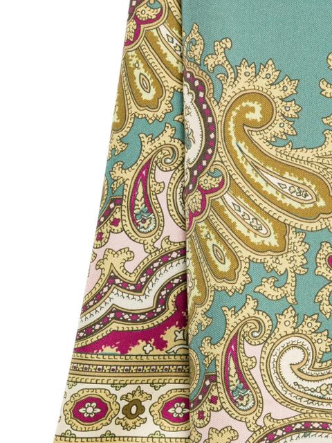 ALEMAIS paisley-patterned silk scarf - Green - zdjęcie produktu nr 2