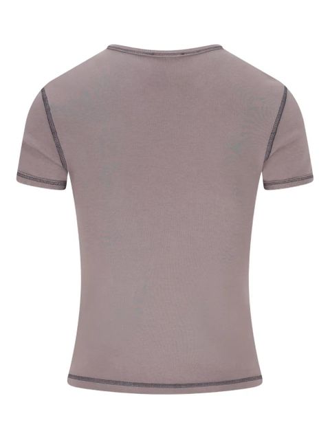 Diesel logo-print short-sleeve T-shirt - Grey - zdjęcie produktu nr 2
