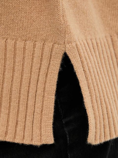 United Colors of Benetton sweter z dodatkiem wełny damski kolor beżowy 1244D403A