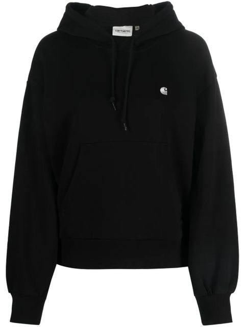 Carhartt WIP oversized embroidered-logo hoodie - Black - zdjęcie produktu nr 1