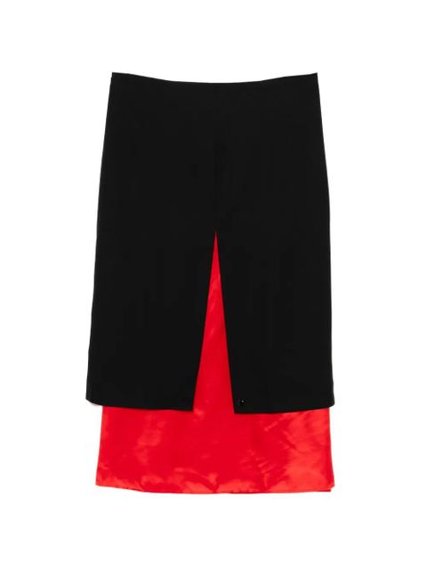 Róhe upside-down midi skirt - Black - zdjęcie produktu nr 1