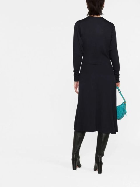 ISABEL MARANT Courtney V-neck dress - Black