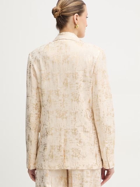 Silvian Heach marynarka z dodatkiem lnu KHUTLO