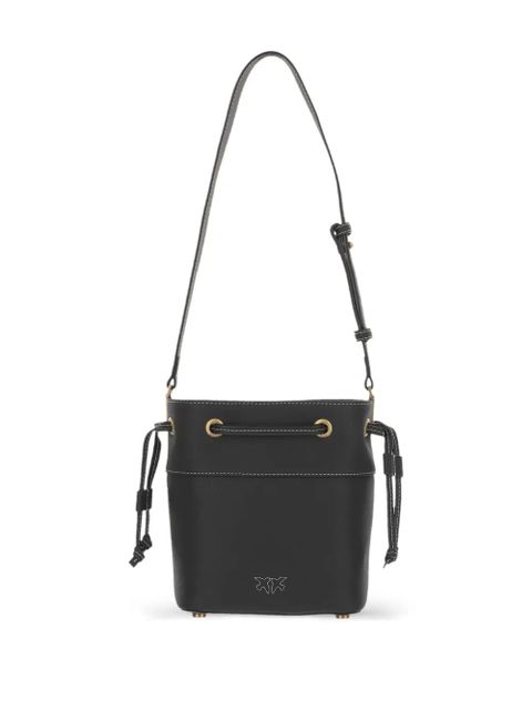 PINKO leather shoulder bag - Black - zdjęcie produktu nr 2