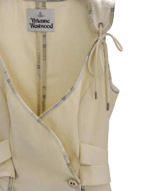 Vivienne Westwood Roxy wrap-design peplum top - Neutrals