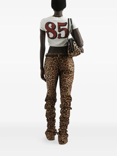 Dolce & Gabbana doll-print crop top - White - zdjęcie produktu nr 2