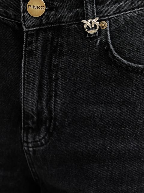 Pinko jeansy damskie kolor szary 104646 A2SA