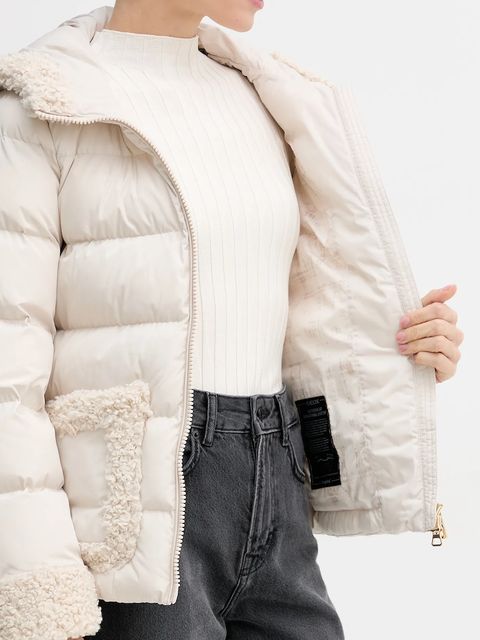 Geox kurtka VILDE kolor beżowy W5628D T3266