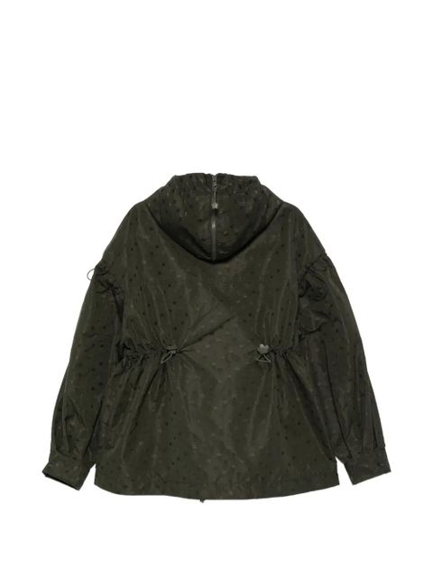 Cecilie Bahnsen drawstring floral jacket - Green - zdjęcie produktu nr 2