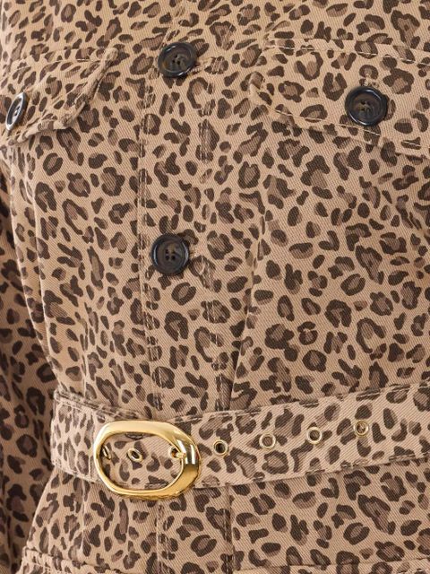 TWINSET leopard-pattern jacket - Neutrals