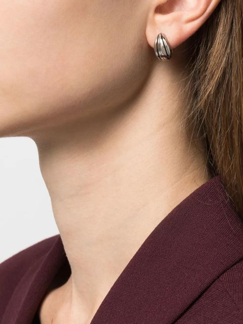 LEMAIRE Girasol striped earrings - Silver - zdjęcie produktu nr 2