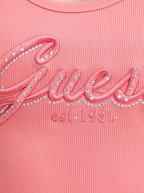 Guess top RAISSA kolor pomarańczowy W5YP00 KCXJ2