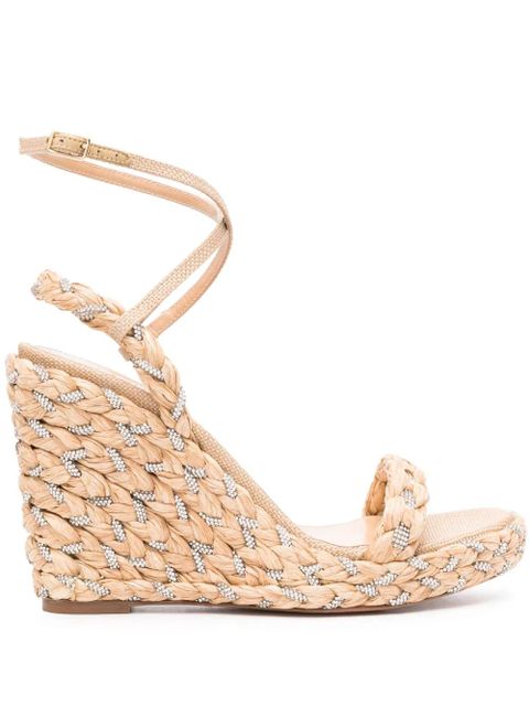 Aquazzura Costiera 120mm wedge espadrilles - Neutrals - zdjęcie produktu nr 1