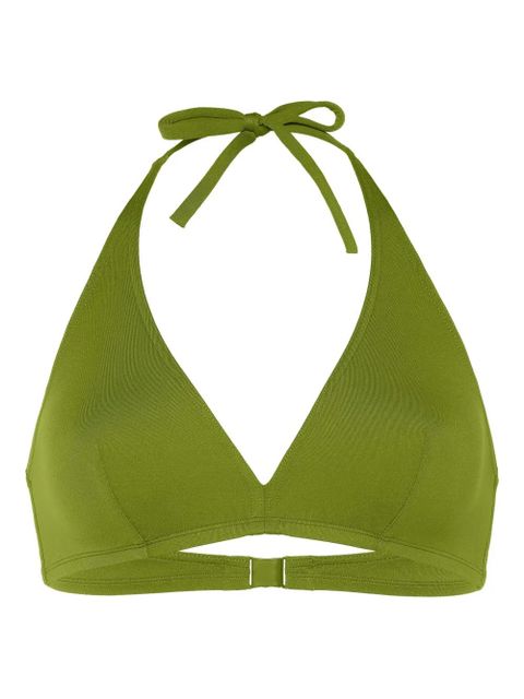 ERES Gang tie-back triangle bikini top - Green - zdjęcie produktu nr 1