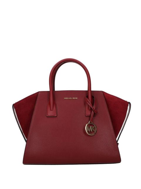 Michael Kors small Avril leather tote bag - Red - zdjęcie produktu nr 1