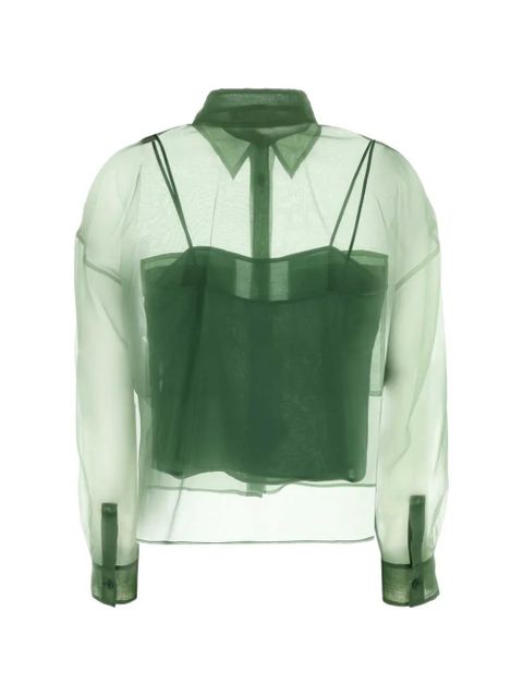 Weekend Max Mara Colomba pocket shirt - Green - zdjęcie produktu nr 2