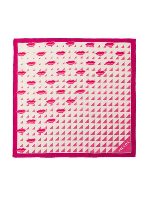 Prada silk scarf - Pink
