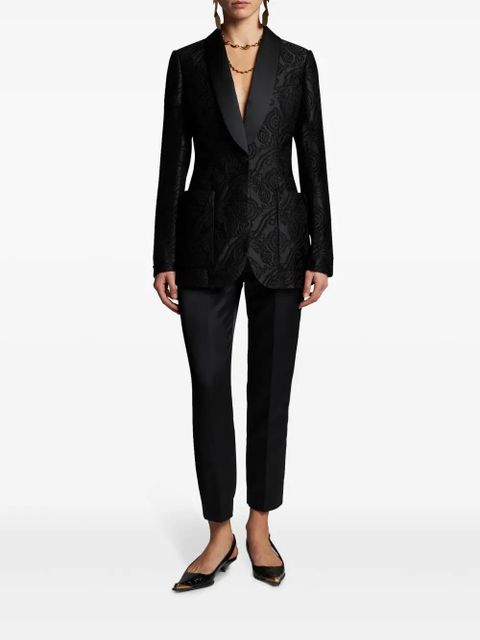 ETRO silk jacquard blazer - Black - zdjęcie produktu nr 2