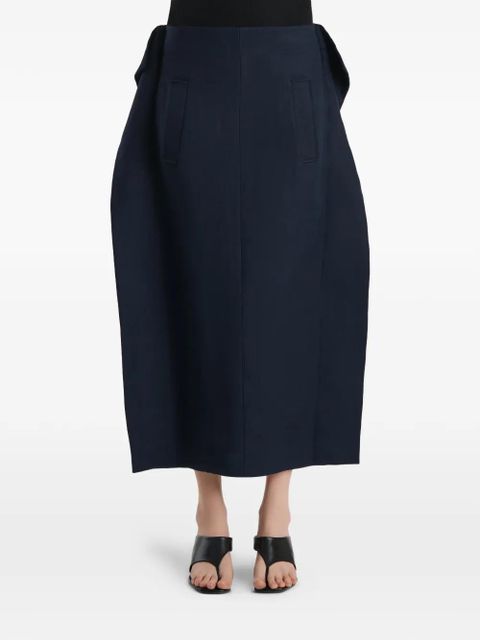 KHAITE Gorgi skirt - Blue