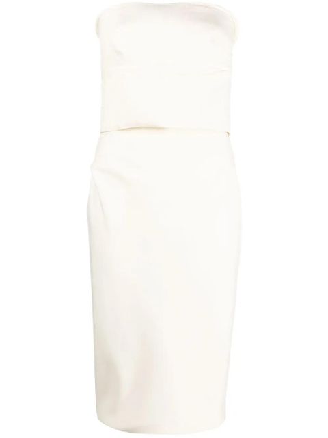 Max Mara strapless midi dress - White - zdjęcie produktu nr 1