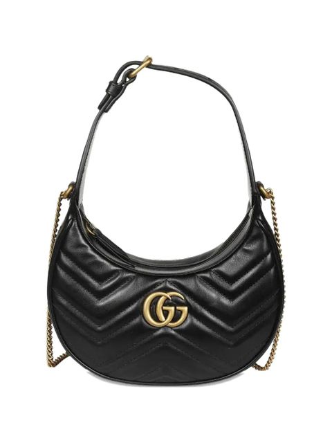 Gucci small GG Marmont leather shoulder bag - Black - zdjęcie produktu nr 1