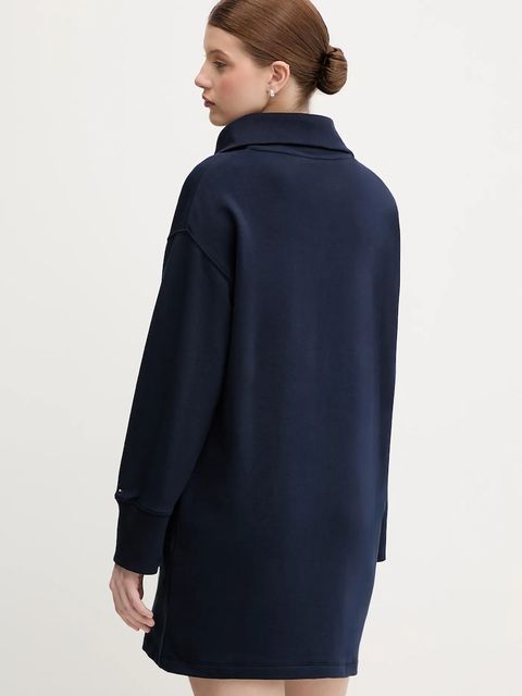 Tommy Hilfiger sukienka kolor granatowy mini prosta WW0WW48432