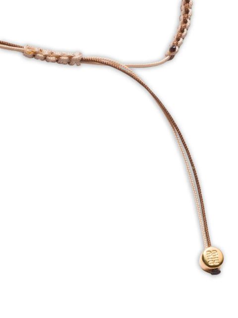 Miu Miu Cotton and metal bracelet - Pink - zdjęcie produktu nr 2
