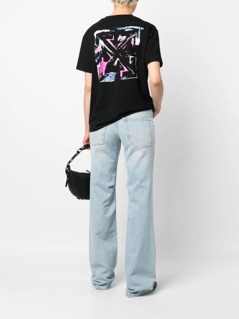 Off-White Bleach Baby baggy flared jeans - Blue