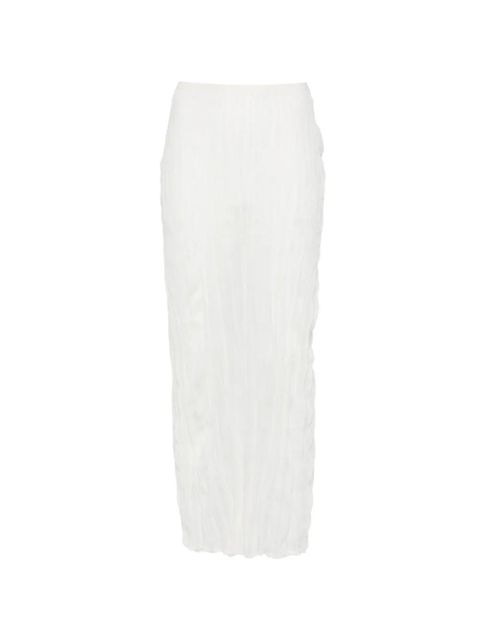 TOTEME crinkled maxi skirt - White - zdjęcie produktu nr 1