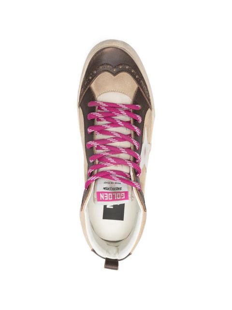 Golden Goose star lace-up sneakers - Neutrals