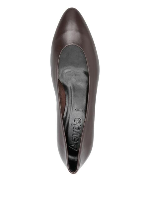 Aeyde 35mm Helia pumps - Brown