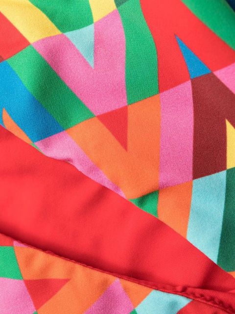 Valentino Garavani Optical logo print bikini - Red