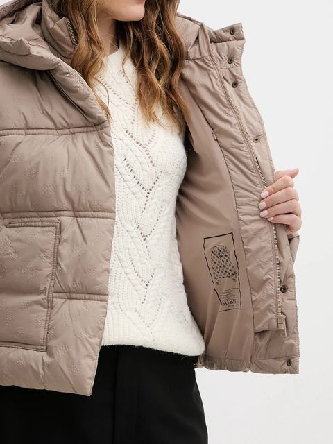 Guess kurtka NEW DAISY kolor beżowy zimowa W5BL43 W2902