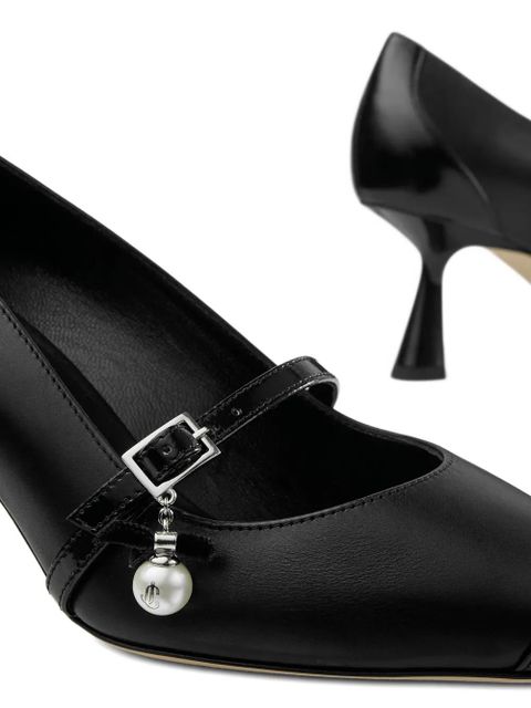 Jimmy Choo 65mm Aren pointed-toe pumps - Black