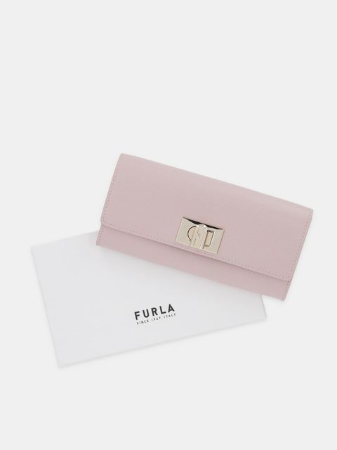 Furla portfel skórzany damski kolor różowy PCV0ACO ARE000 2814S