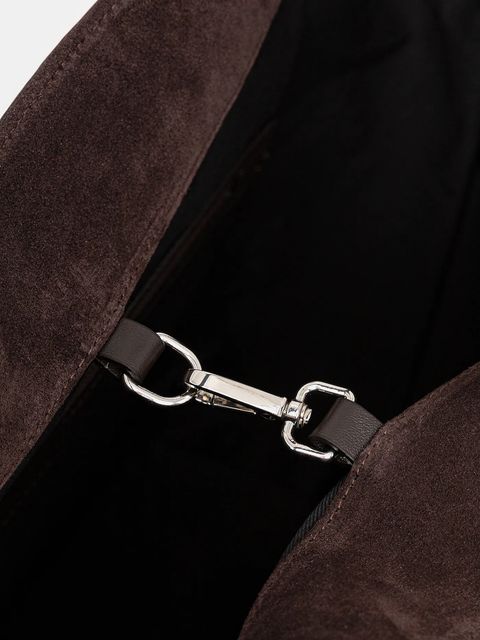 Liviana Conti torebka skórzana kolor brązowy A5WA61