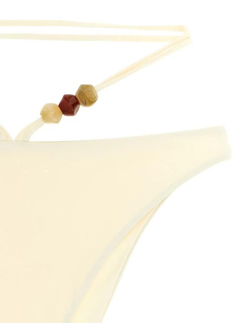 Magda Butrym RE26 beaded-detail bikini bottoms - Neutrals - zdjęcie produktu nr 2