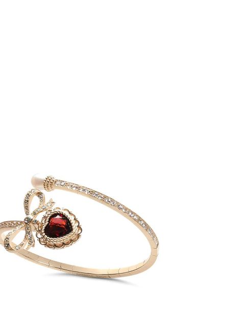 Dolce & Gabbana 18K yellow gold Devotion rhodolite garnet and sapphire bracelet - zdjęcie produktu nr 2
