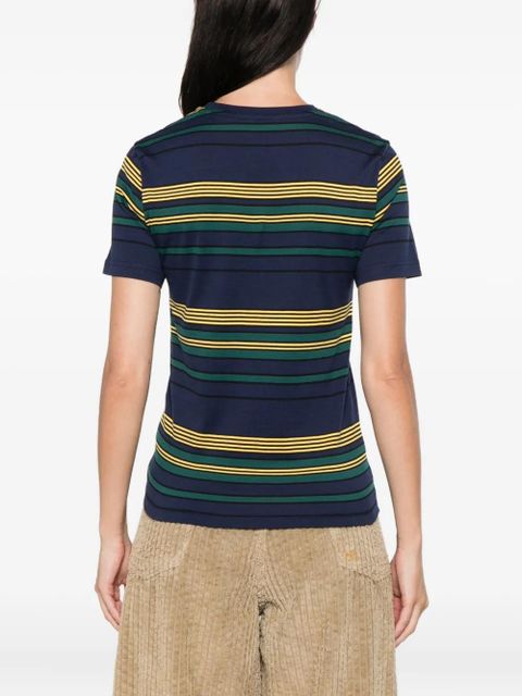 Miu Miu striped pocket top - Blue