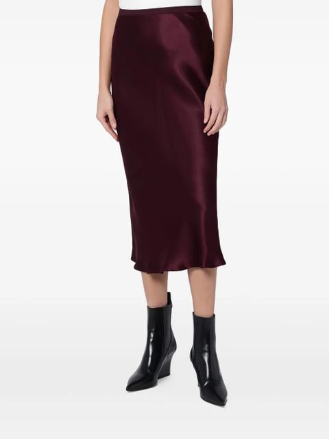 ANINE BING silk skirt - Red