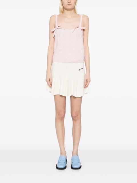 GANNI bow detailing vest - Pink - zdjęcie produktu nr 2