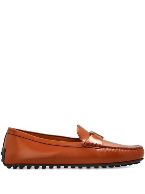 Tod's T Timeless leather loafers - Brown - zdjęcie produktu nr 1
