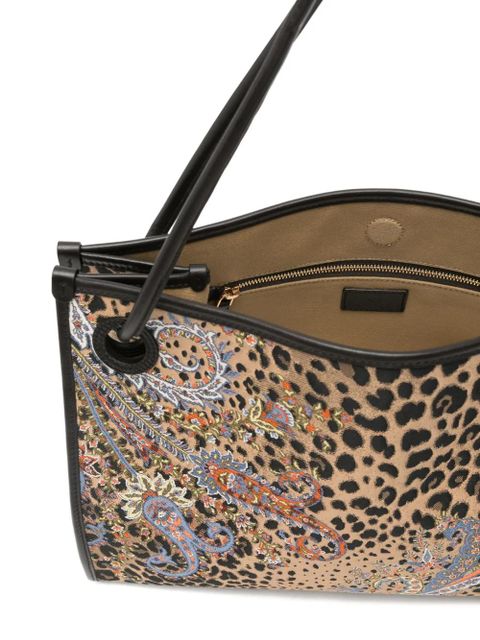 ETRO leopard-print tote bag - Brown