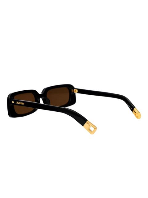 Jacquemus logo-print sunglasses - Black