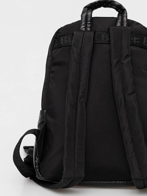 Blauer plecak damski kolor czarny mały z aplikacją WAVE04