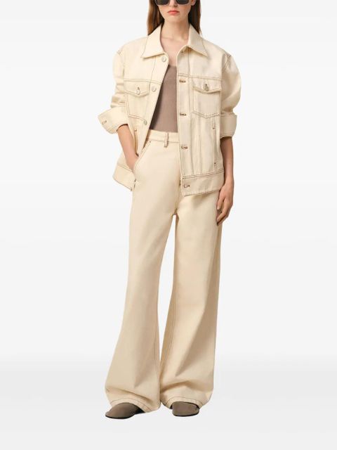 AMI Paris cotton trucker jacket - Neutrals